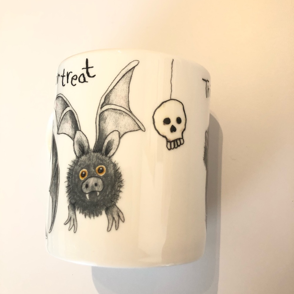 ROY KIRKHAM Trick or Treat Halloween China Cup Mug